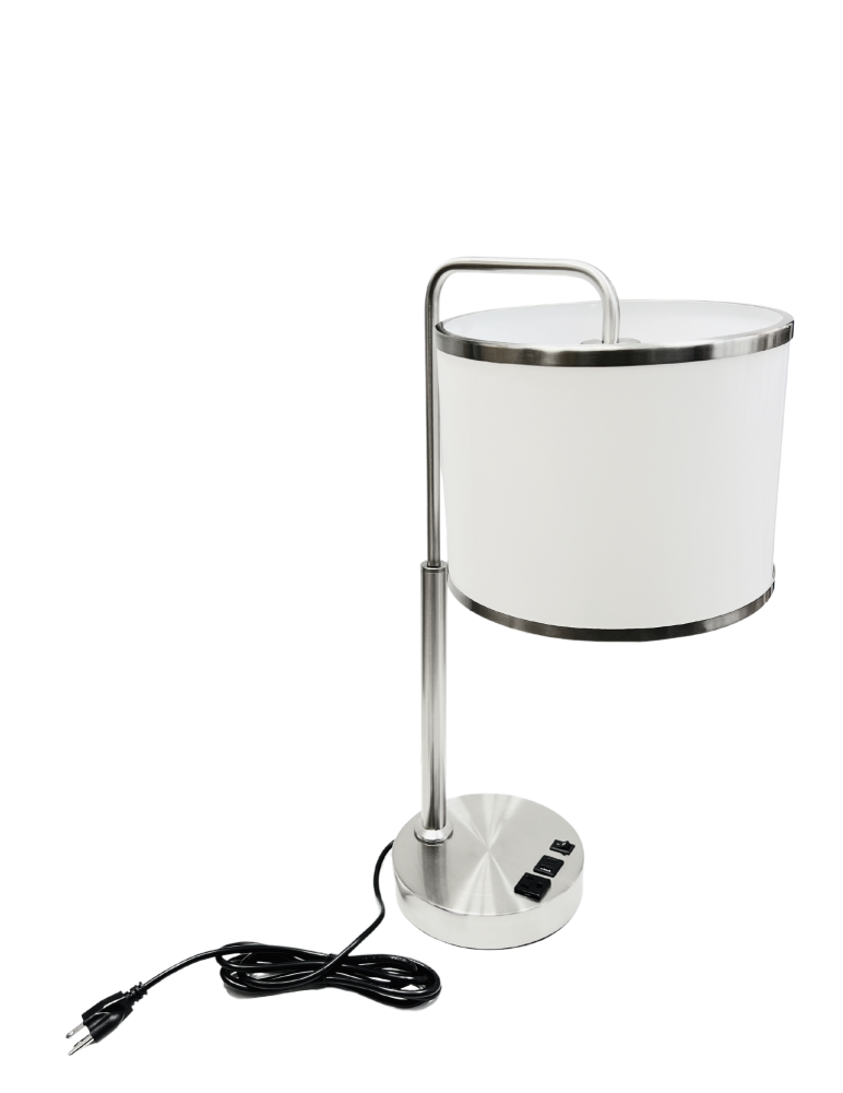 SES-314 ACRYLIC TWIN TABLE LAMP PLEXI COLLECTION